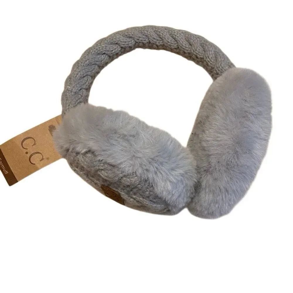 CC NwT gray earmuffs winter accessories